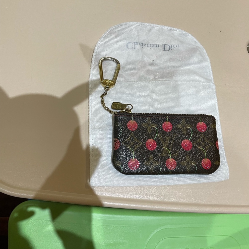 💯 Authentic Louis Vuitton Cherry Coin Pouch